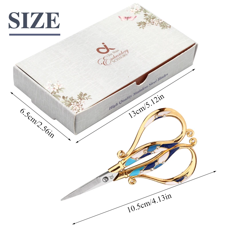 Цветная бутылка с ромбовидной формой ретро ножницы для рукоделия винтажные многофункциональные от поставщиков