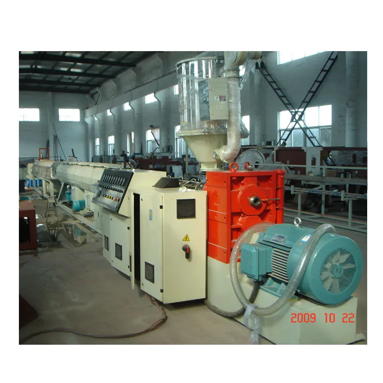 China plastic polyethylene pipe extruder extrusion making machine cost