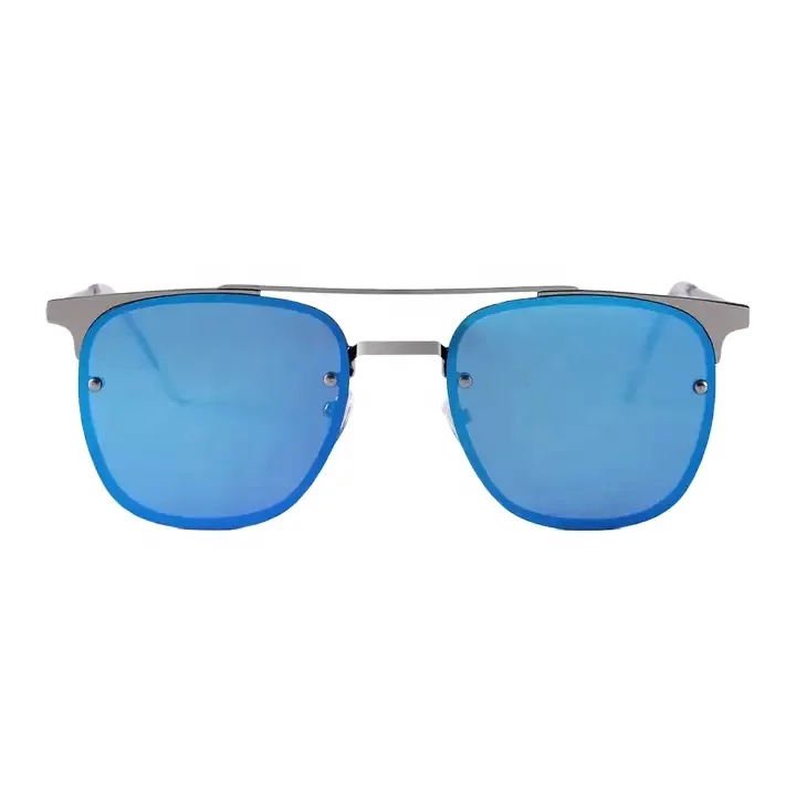 New Luxury Oversized Sunglasses for Unisex Vintage Square Rivet Hollow Out Sun Glasses One Piece Punk Shades Fashion Sunglasses