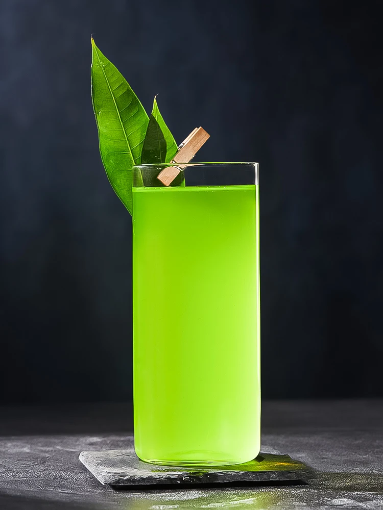 Popular 360ml Cocktail Bar Party Creative Colin Cup Juice Cold Drink Glass Martini Cocktail Glasses With Pattern