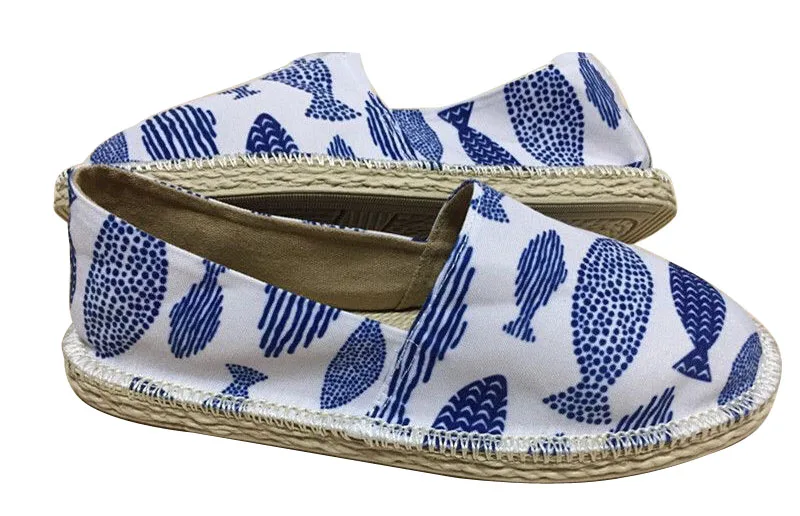 
Loafer Flat Upper New Design Hot On Wholesale Canvas Sneakers Women Shoe Espadrilles 