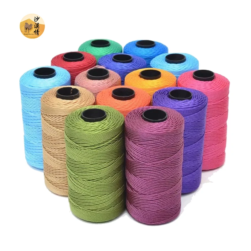 Wholesale 3plys Knitting Crochet Yarn 100% Polypropylene Yarn For Knitting Hat Shoes