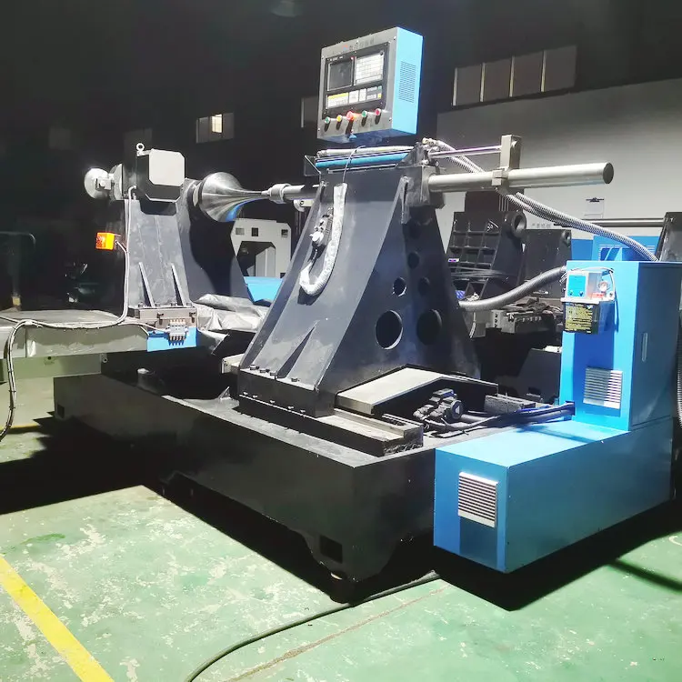 Chinese Manufacturer Aluminum Product Roller Cnc Spinning Machine Double Symmetrical With Ce Certificate