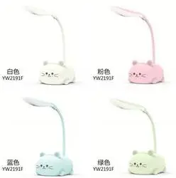 Hot LED Table Lamp Cartoon Cute Pet Cat Night Light Usb Rechargeable Led Table Light Child Eye Protection Warm White Desk Lamp