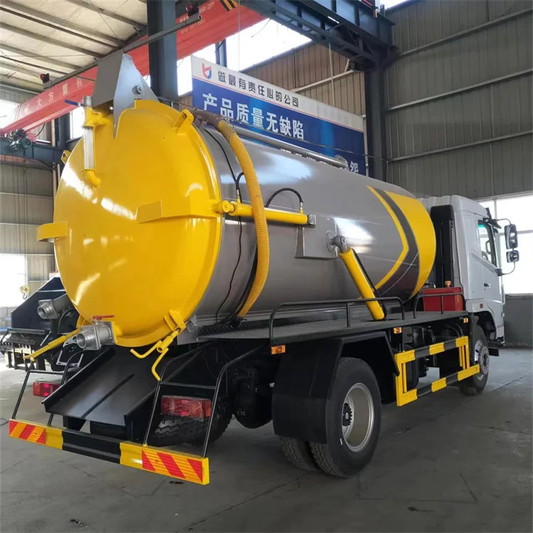 Big savings Dongfeng 12CBM high-capacity Sewage Suction truck Vacuum Truck fecal suction truck sewage sucking vehicles
