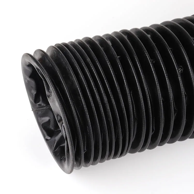Rubber Round Accordion Dust Cover Hydraulic Cylinder Machine Bellows Spindle Coverings
