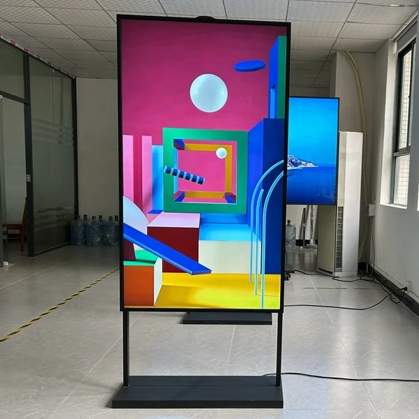 65 дюймов высокая яркость окна дисплей UHD реклама ЖК-витрина digital window signage