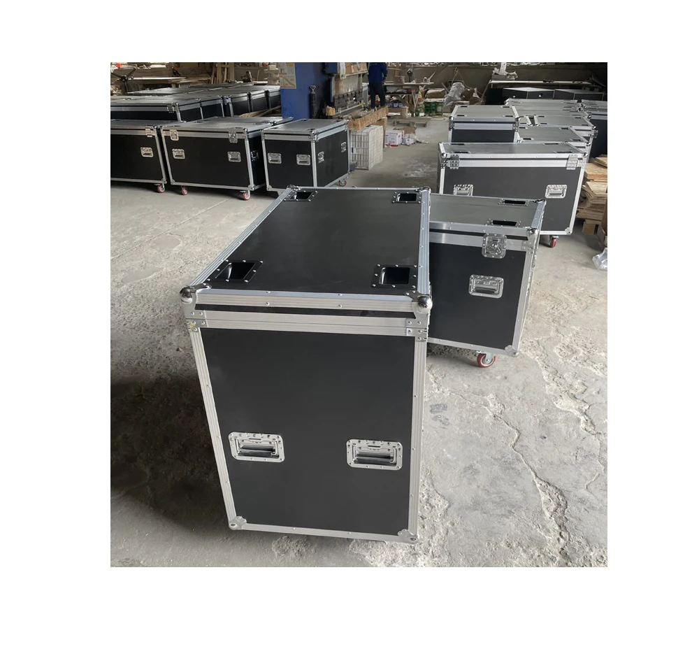 Professional Heavy Duty Storage Box Aluminum Flight Hardware Cable Boxes Road Case