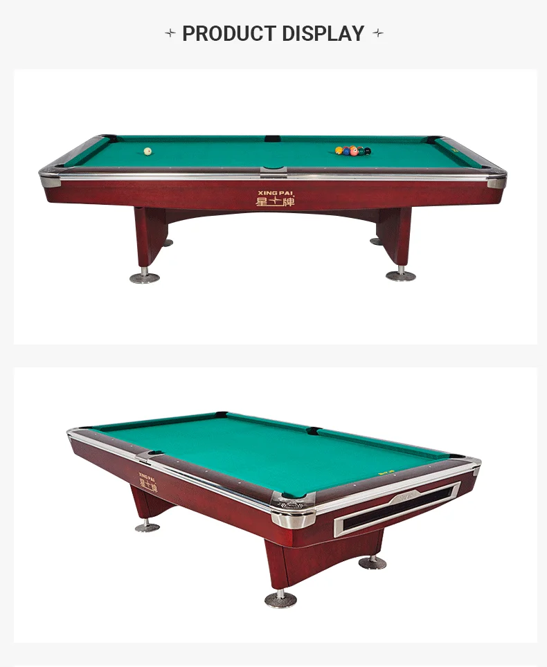 Fina Quality Pool Table for Sales 9 Ball American Pool Table Customized Billiard Table
