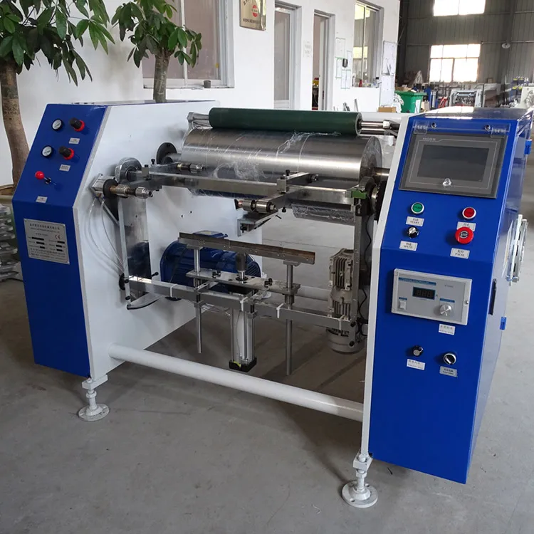 Semi-automatic Aluminum Foil Wrapping Machine PVC Rewinder