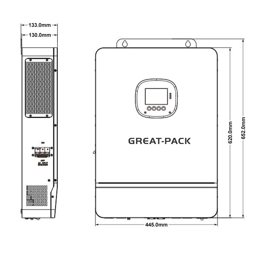 Dual MPPT Pure Sine Wave Hybrid Off Grid 5kw 8kw 10kw Split Phase Solar Inverter 10kw Solar Inverter 5.5kw Solar Inverter