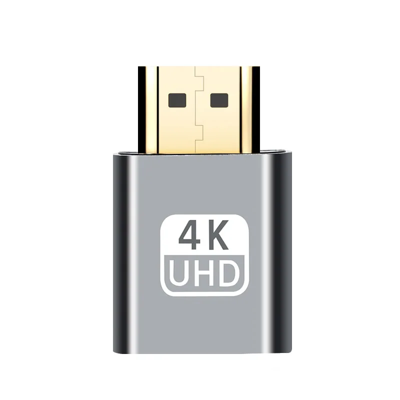 
High Resolution Virtual Monitor Display Emulator Display Adapter 4K Dummy Plug Supports up to 3840x2160@60Hz 1080@120Hz DVI 
