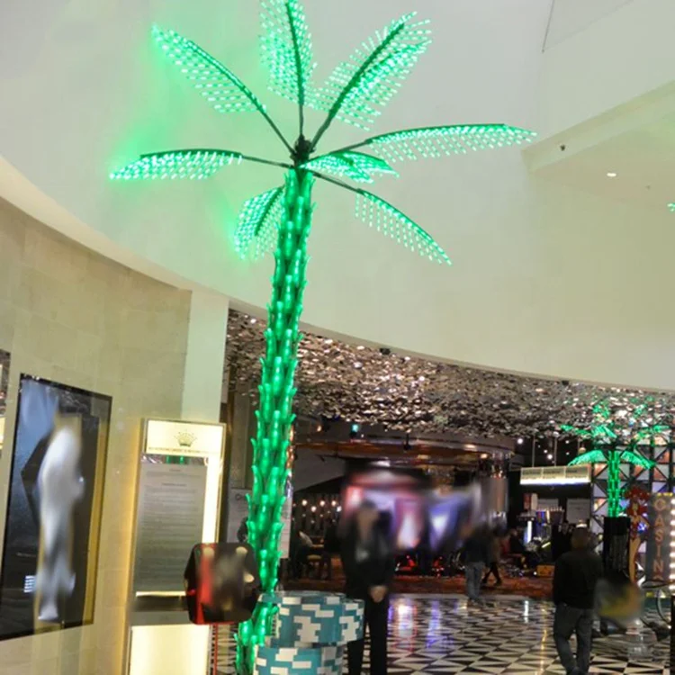 new product ideas 2022 luces led  tree light led ip67 led pixels rgg coconut palm tree light