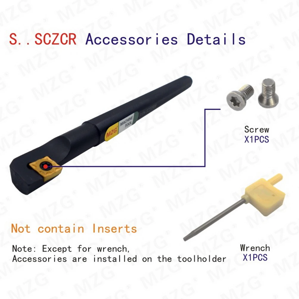 Maifix SCZCR S08K CCMT Insert Carbide CNC Turning Machine Cutter Internal Boring Tool Holder