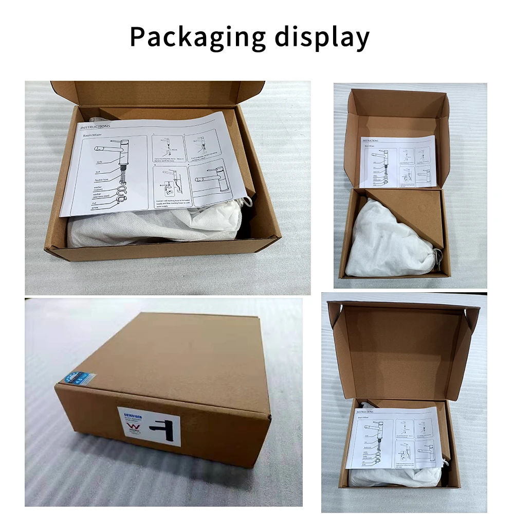 Modern design ss faucet single handle black modern kitchen faucet pull out with watermark logo