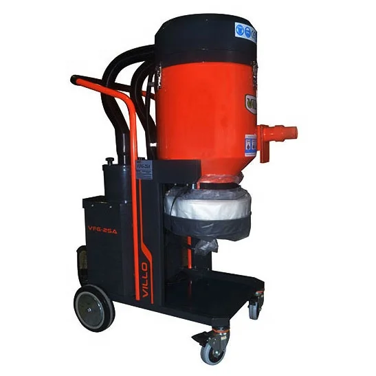 VILLO 220V Air Pulse Jet Industrial Dust Extractor Concrete Construction Vacuum Cleaner