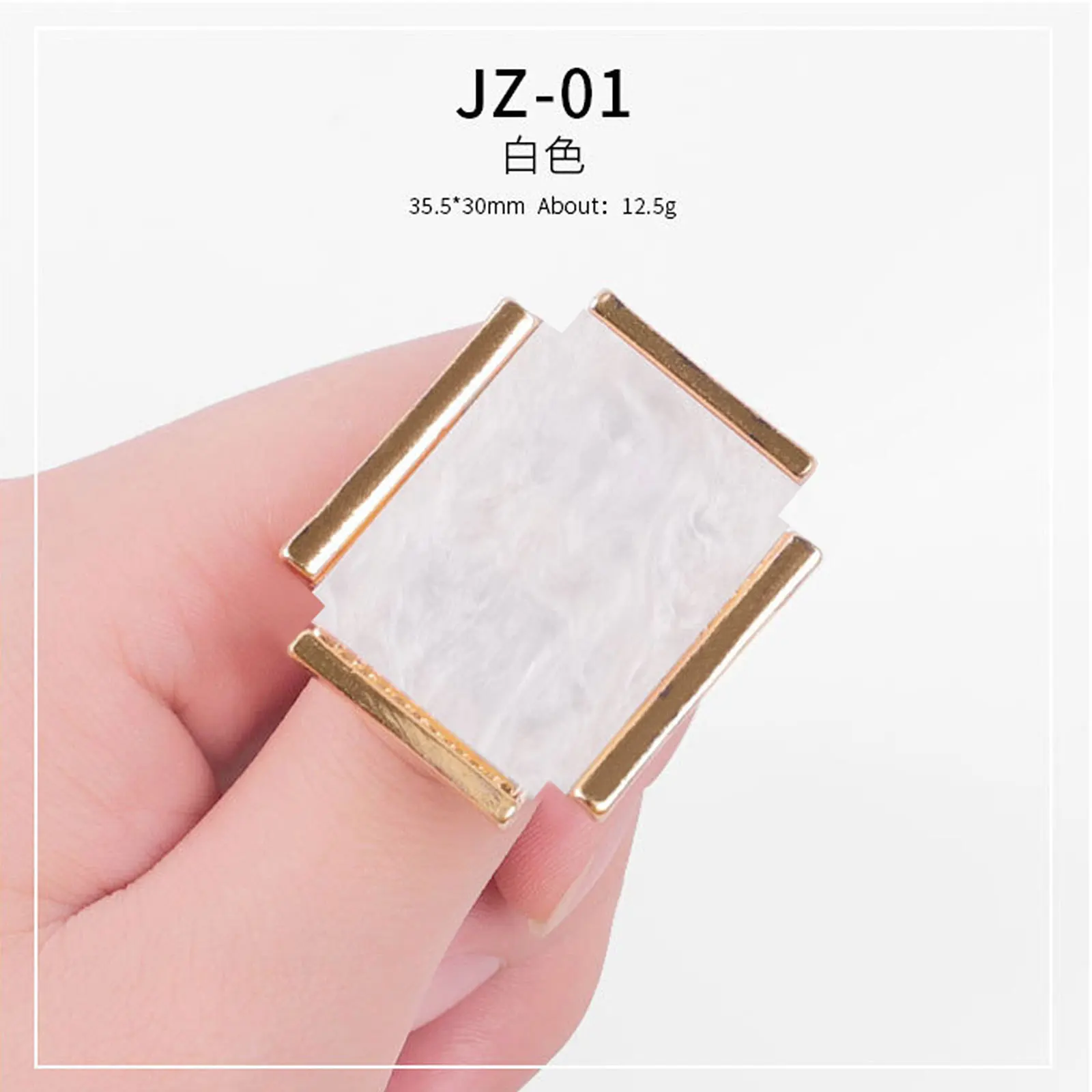 Resin Nail Art Palette Painting Drawing Color Plate with Adjustable Rings Marble Nail Art Palette Ring Gel Polish Mixing Tray