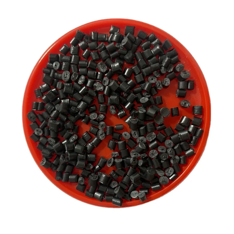 Recycled Granules Hdpe Blow Molding Pipe Grade Virgin Hdpe Pe100 Black Color Granules Hdpe Pipe Grade Granules