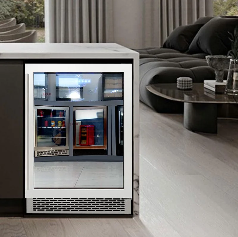 150L Display Fridge Wine Bar Cabinet Deep Freezer Wine Refrigerator Electrical Luxury Kitchen Cabinets Electric OEM 90 220 139