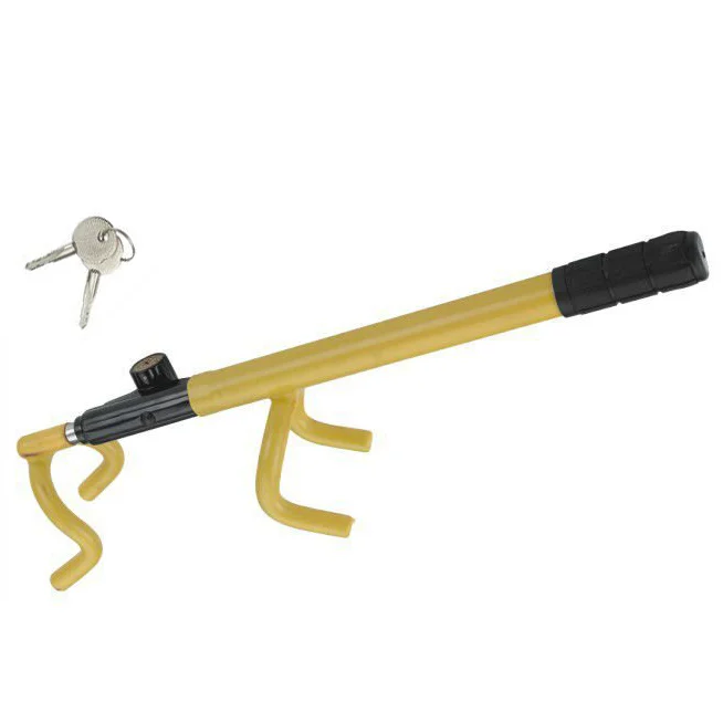 The Club Steering Wheel Lock Car Wheel Lock Anti Theft for Vehicle Truck Van SUV with 2 Keys
