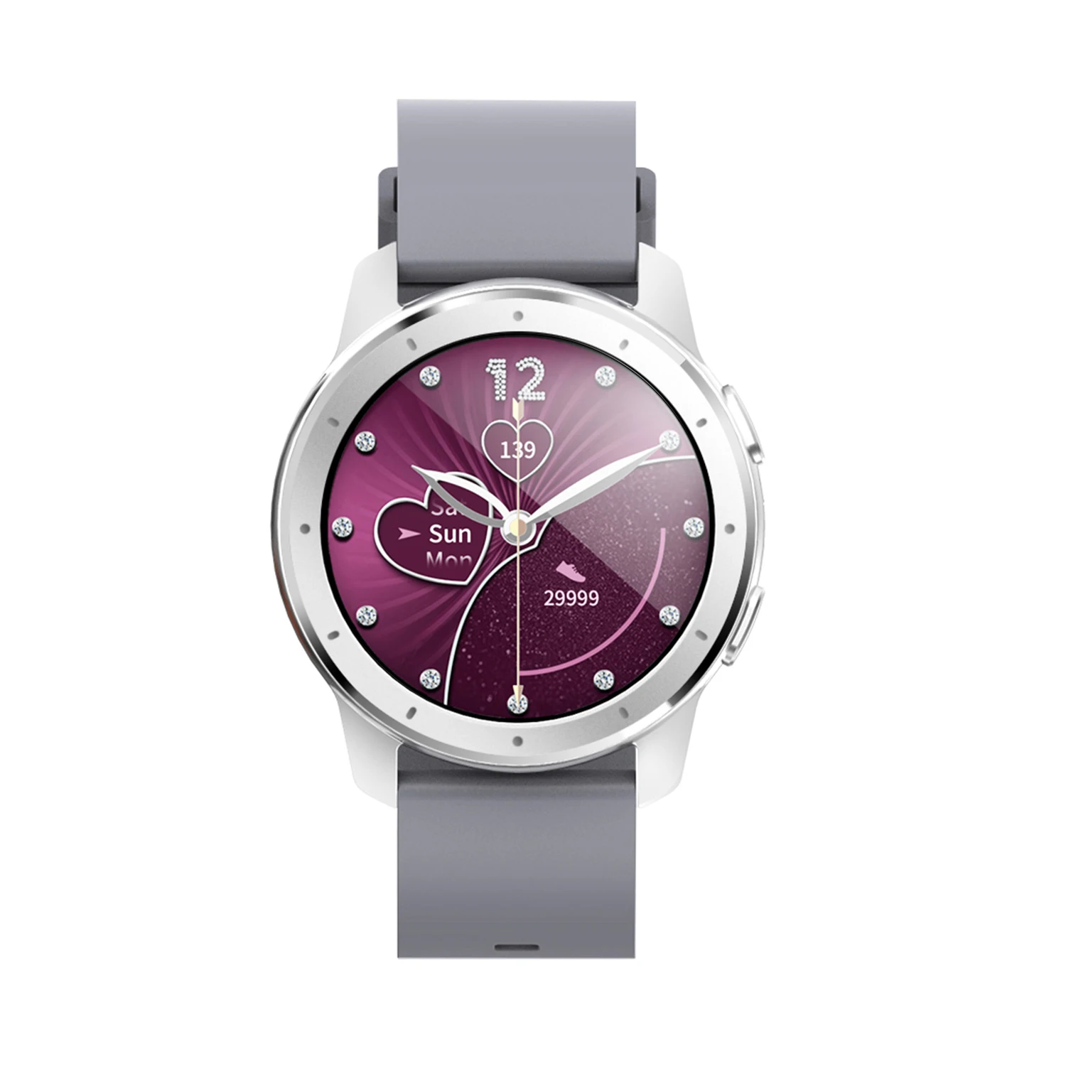 Smart Watch 1.28 Inch Round Screen IP68 Waterproof Health Monitor Smart Watch With Music Player