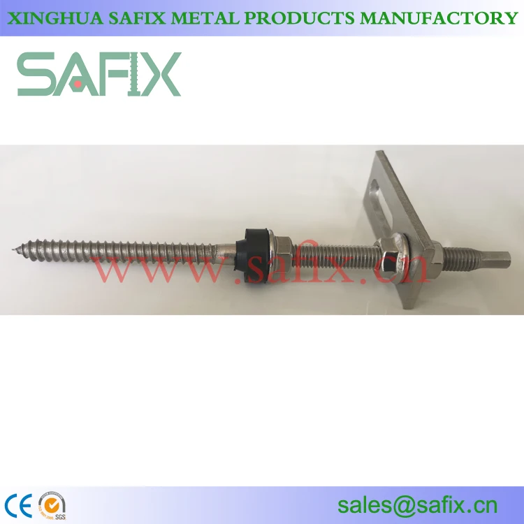 Stainless Steel 304 40Cr  Hanger bolt for Steel Purlin, M10*200, M10*250, M10*300