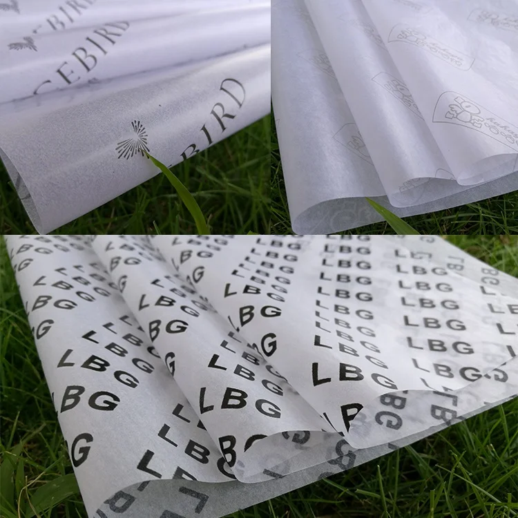 
Custom Brand Name Printed Wrapping Tissue Paper for Clothing 