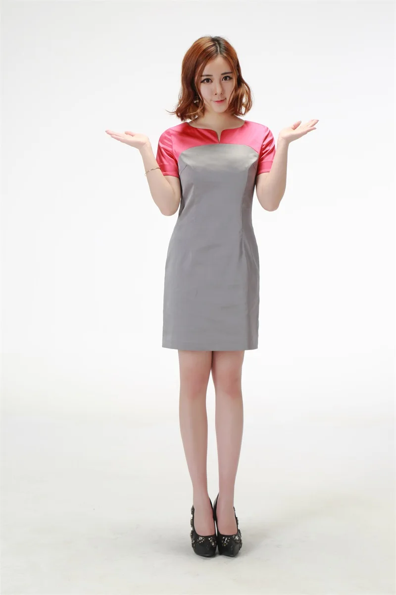 Design Of Sales Promoter Uniform Skirts 100% Polyester Skirts
