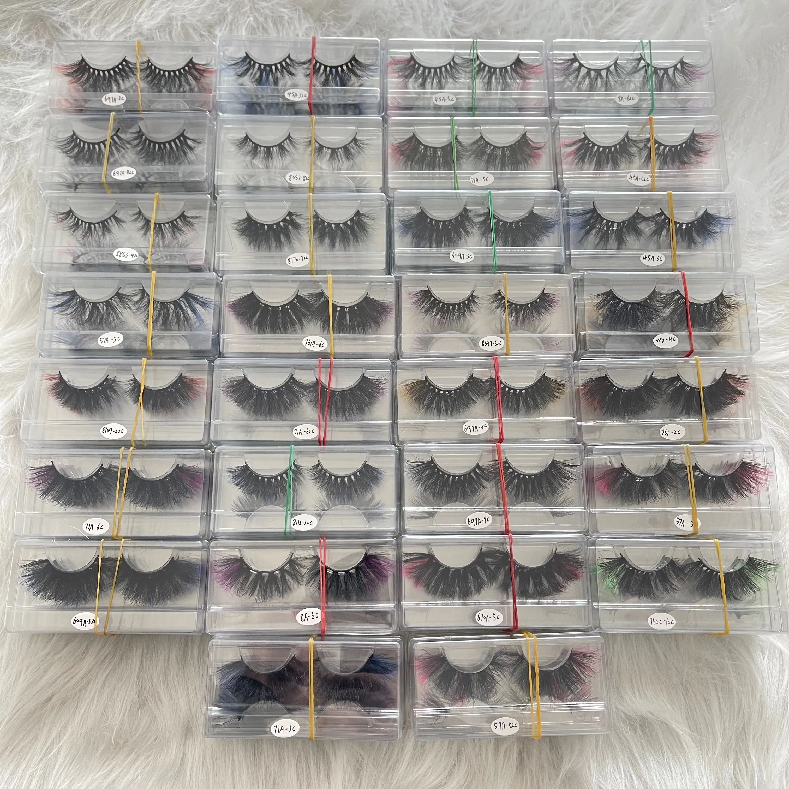 Wholesale Eyelashes Mink Eyelashes Vendor Lashes Private Label Wholesale 25 MM 3D Mink Eyelash with Custom logo Box