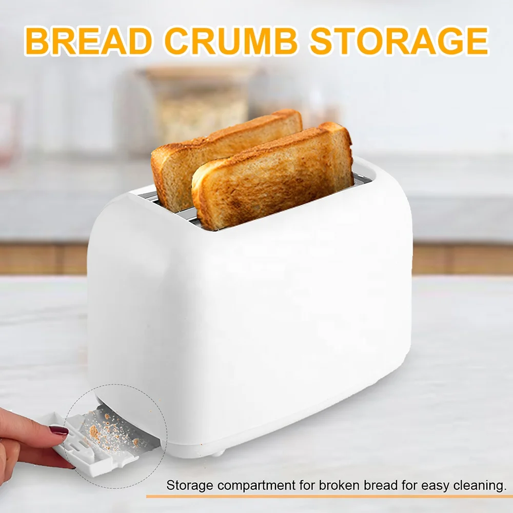 Toaster Bread Machine 2 Slices Toast Maker Automatic Grille Pain Portable Breakfast Bread Machine Toaster