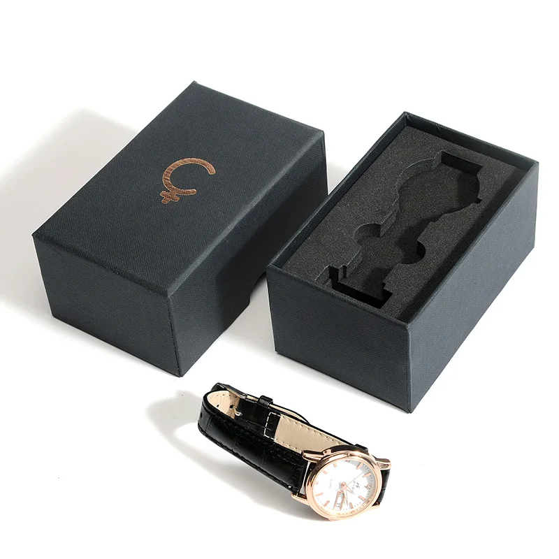 OEM factory customized logo Recyclable box cheap cardboard paper gift wrist watch boxes cases for watch