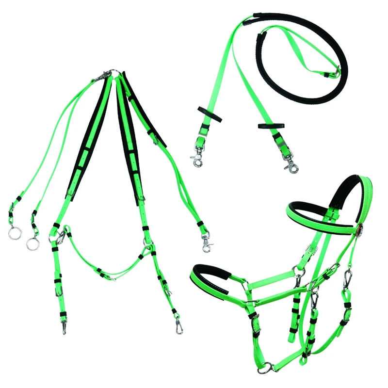 Horse Equipment Equestrians Horse Endurance Full Set with halter rein breastplate