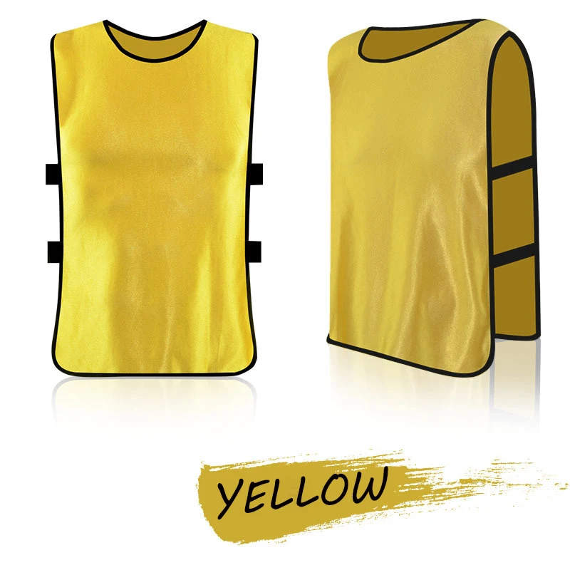 Cheap Custom children numbered soccer training bibs football scrimmage pinnies