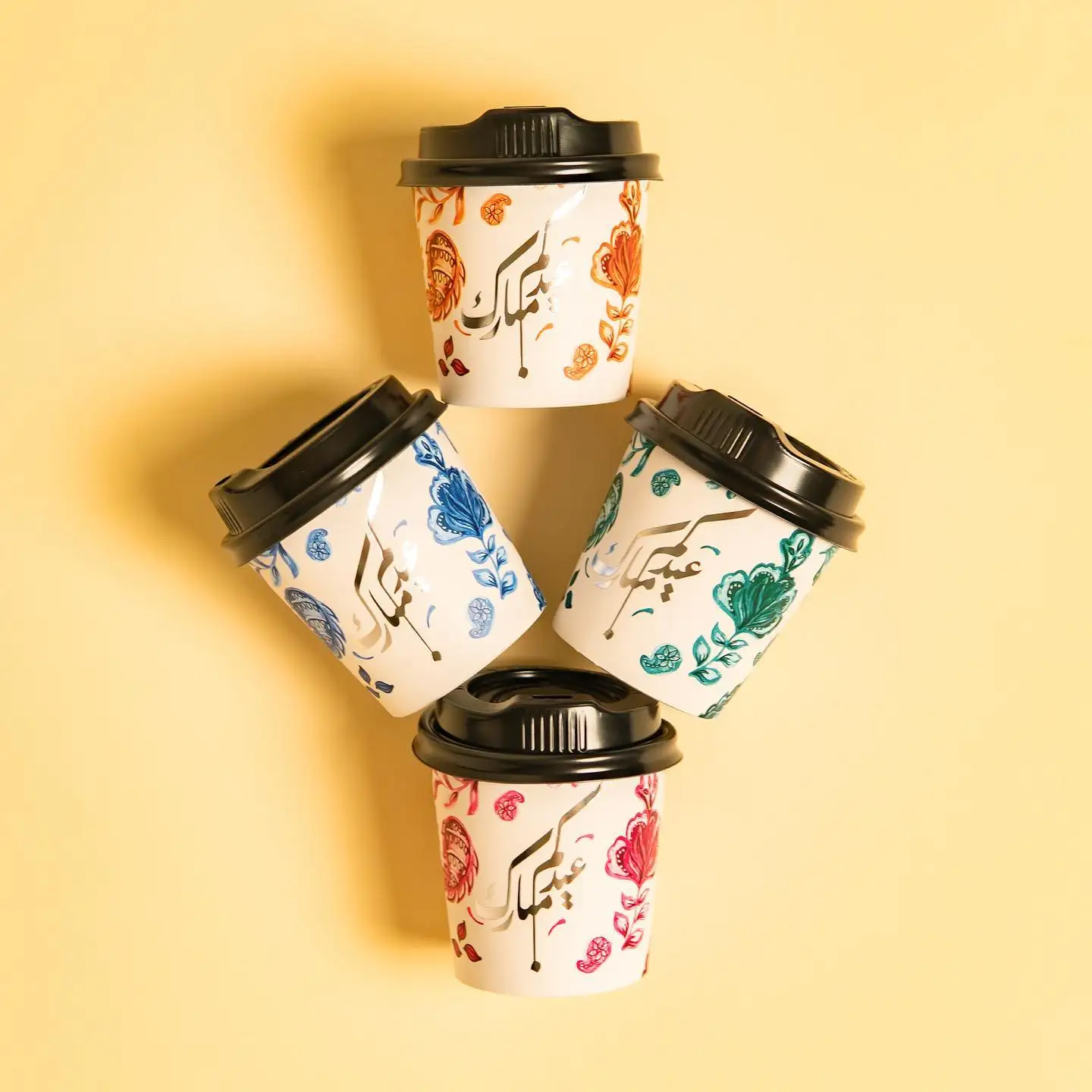 7oz 8oz 9oz 10oz 12oz 14oz 16oz Custom Disposable Coffee White Drink Paper Cup Single Wall Disposable Paper Coffee Cup