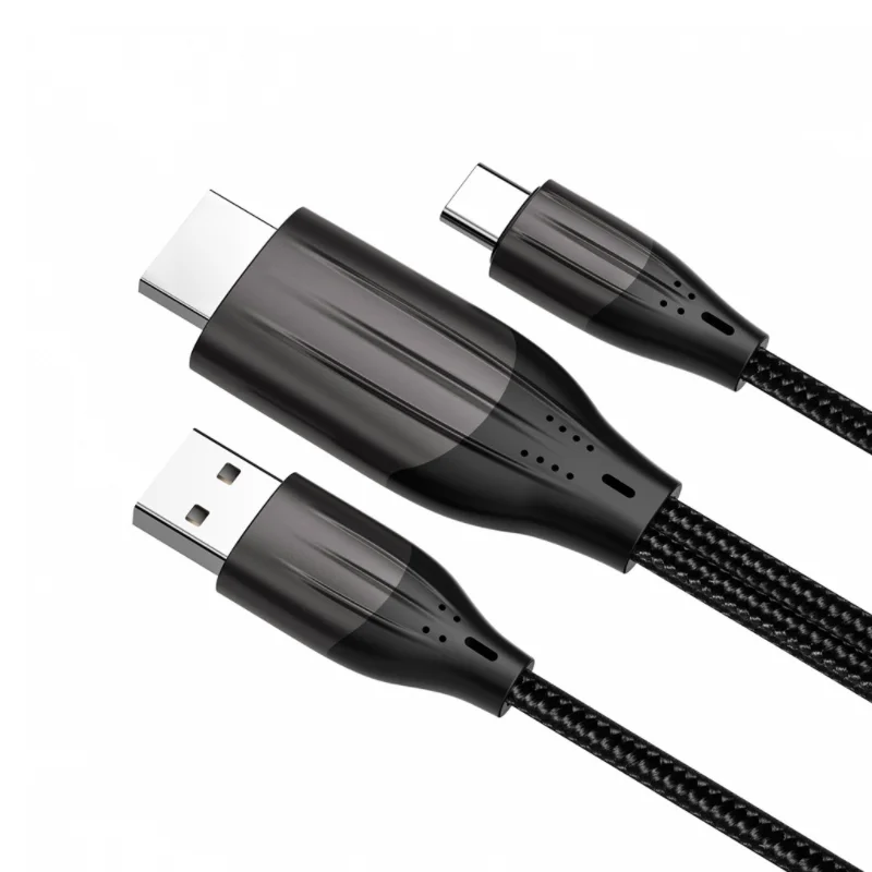 2 м 4K30HZ USB Type-C к HDMI-кабелю HDTV 1080P для macbook android