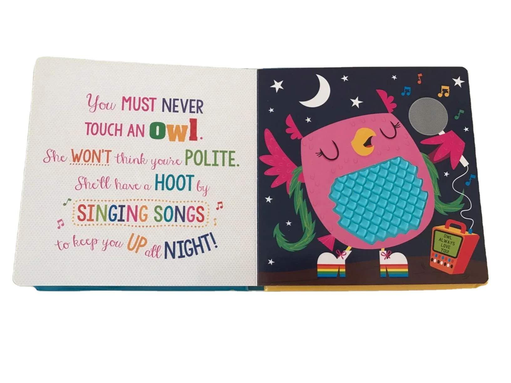 Colorful Soft Textured Tactile Felt Board Book with Shaped Diecut Activity Child Book Printing
