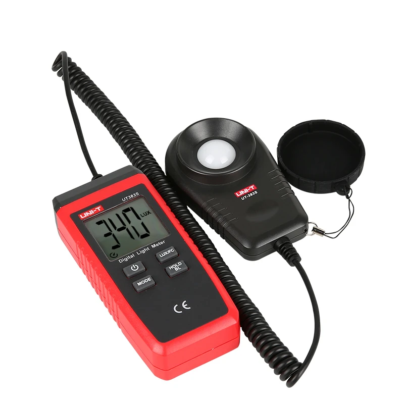 UNI-T UT383S Digital Light Meter Lux / FC Meters Luminometer Photometer 200,000 Lux Luminometer Photometer Measure Tester