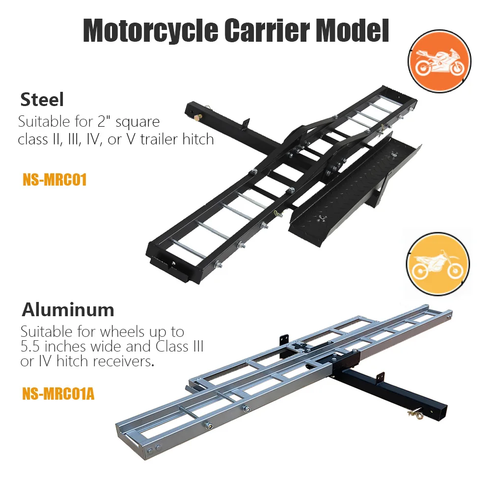 Dubai vintage universal carbon steel 4x4 accessories dirtbike travel motorcycle carrier