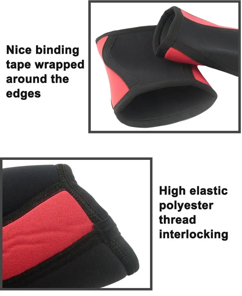Professional Squat compression sleeve 7mm neoprene knee support weight lifting kneepads  powerlifting knee protectors