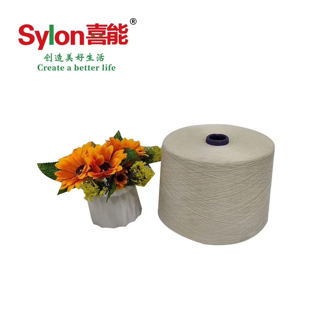 Factory direct sales large in stock comfortable soybean fiber yarn 32S 40S for wevaing