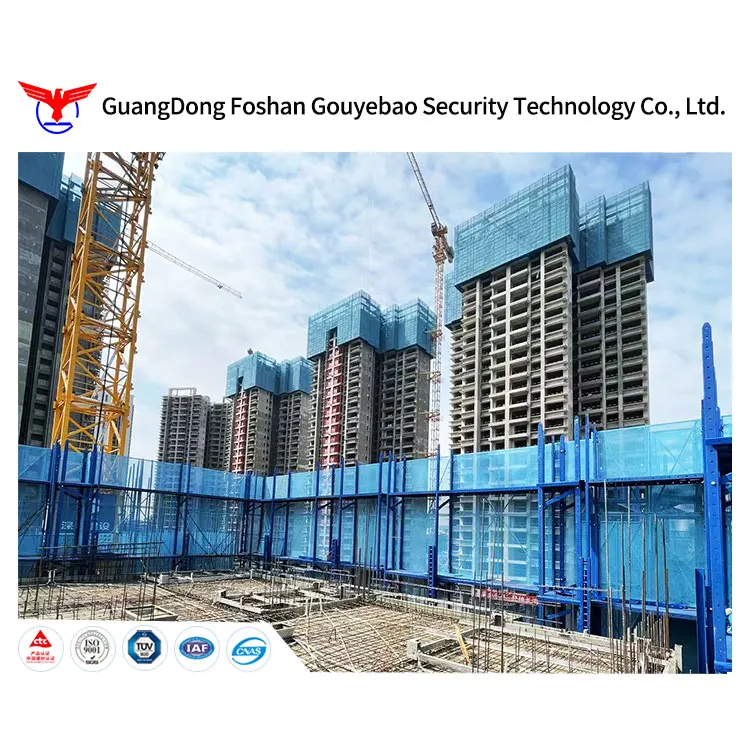 Guangdong Gouyebao easy assemble electric mobile exterior fence scaffolding