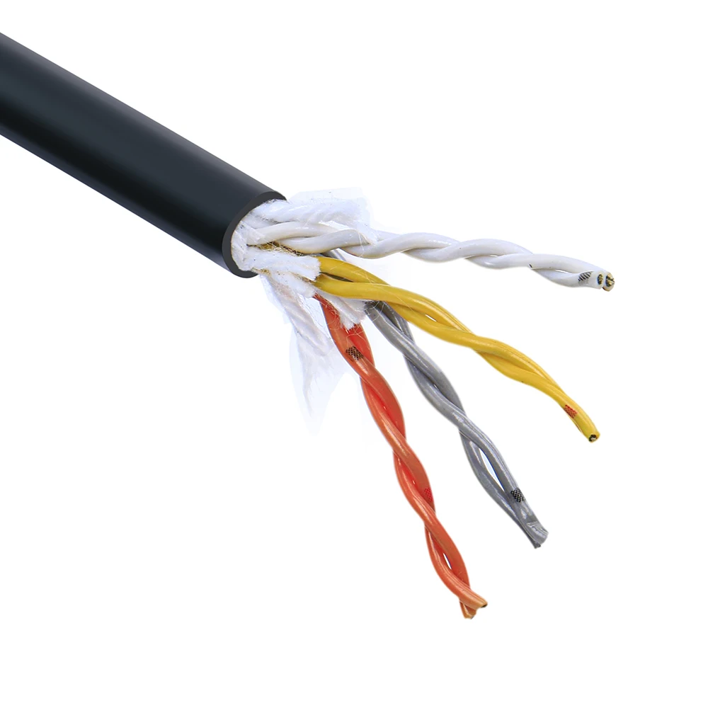 26AWG 28AWG Twisted 4 Pair UTP/STP/FTP/SFTP Cable Cat7 Network Cable For Video conferencing and Cloud computing