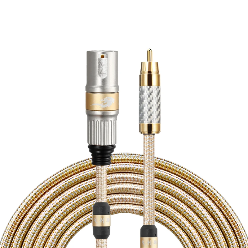 OEM & ODM опыт RCA штекер к 3 контакту XLR штекер профессиональный аудио кабель оптом