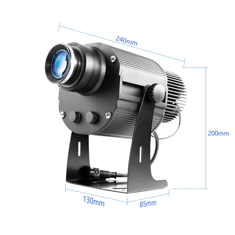 YoiJoys outdoor waterproof 25w high power super bright door projector outdoor video projection custom business sign