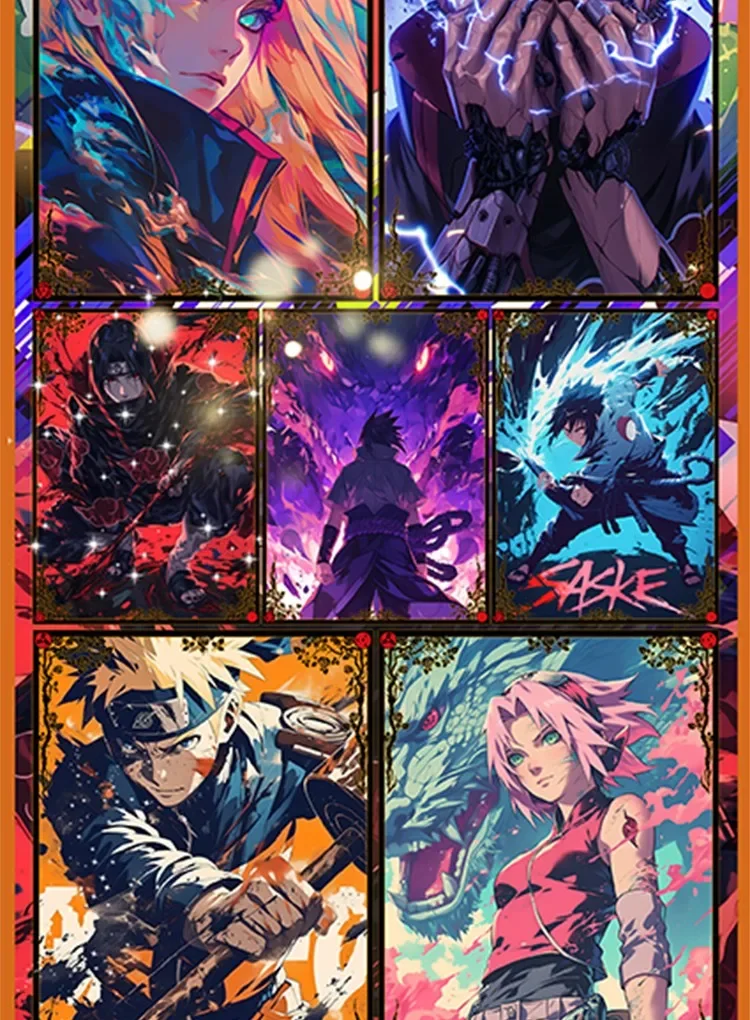 Wholesale Ninja Village War B5 Wave 3 Collection Card Uzumaki Uchiha Sasuke Tcg Haruno Sakura Collection Card Toy Gift