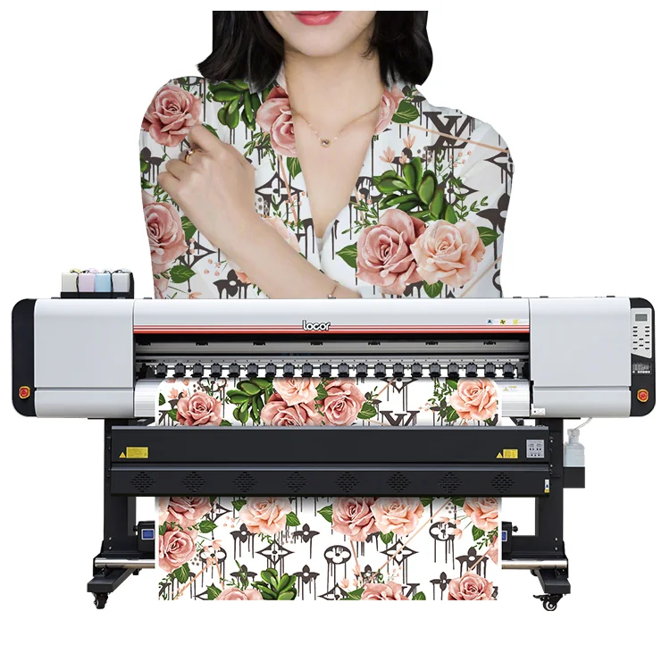 Locor Deluxejet 180cm high speed 3 heads 4 heads sublimation printer textile fabric printing plotter impresora plotter