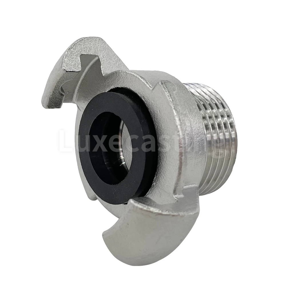 European Type Male Air Hose Coupling Claw Coupler Quick Release Universal Coupling Male End with Thread