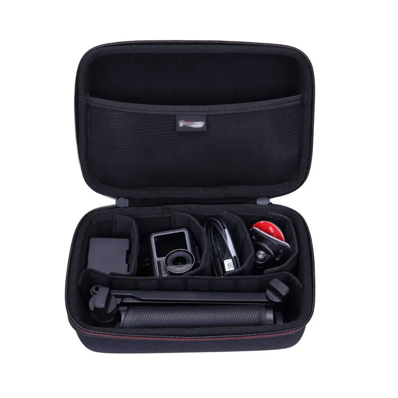 Customized Logo Printed Waterproof Digital Camera Case Hard Eva Foam Molded Case For Gopro Hero