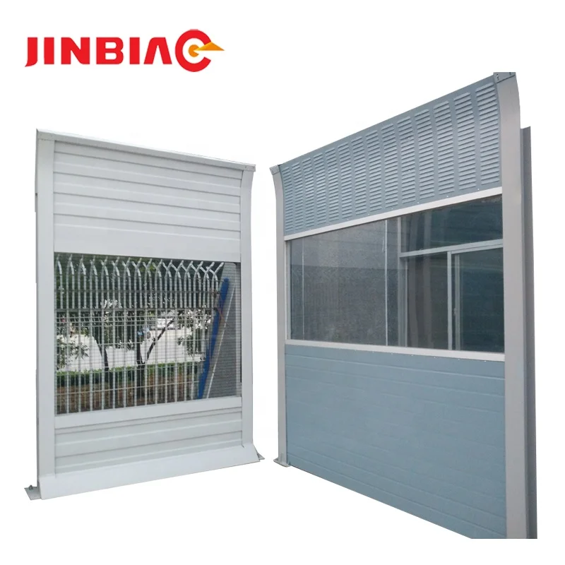 Perforated Aluminum 1.2mm thick Decoration Sound Absorbing Wall Noise Barriers For Highways