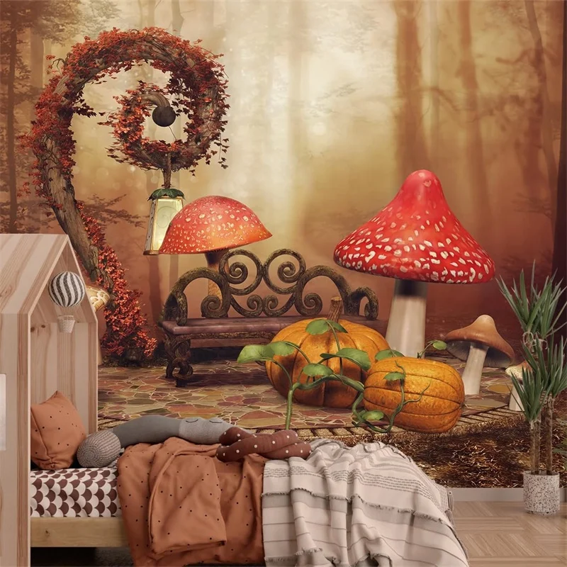 3D Mural Wallpaper for Girls Kids Room Decoration Japanese Mural 3D Wall Paper 3D Sea Wall Murals